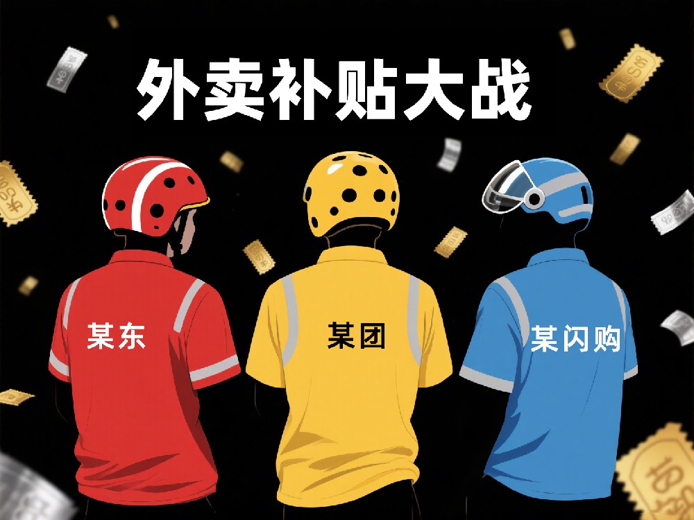 疯狂的外卖平台补贴大战，聪明人盯上了骑手的“车轮”新闻配图